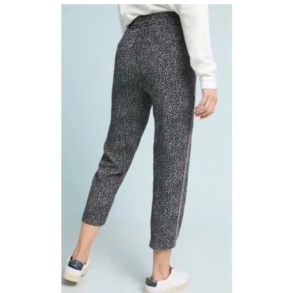Anthropologie Ett Twa Track-Striped Joggers pants Flower Printed size S - Picture 3 of 12